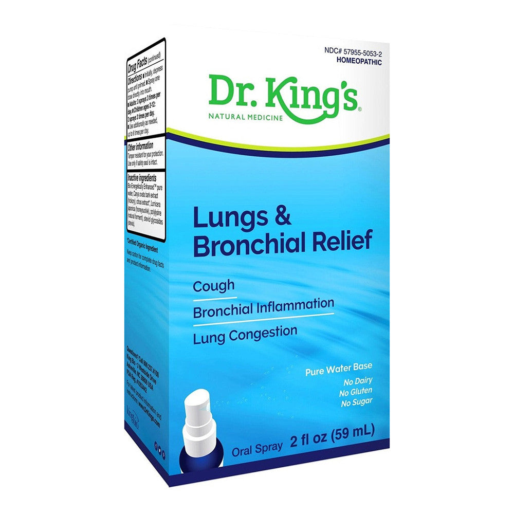 Dr King Natural Medicine Lungs And Bronchial Relief, 2 Oz